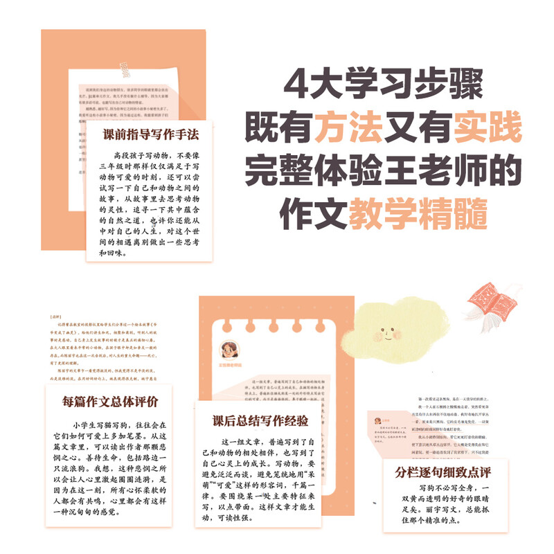 Our composition class for Class 1 (2 volumes in total) Every child has writing talent, a good teacher can turn stone into gold 7-14 years old? Wang Yuewei