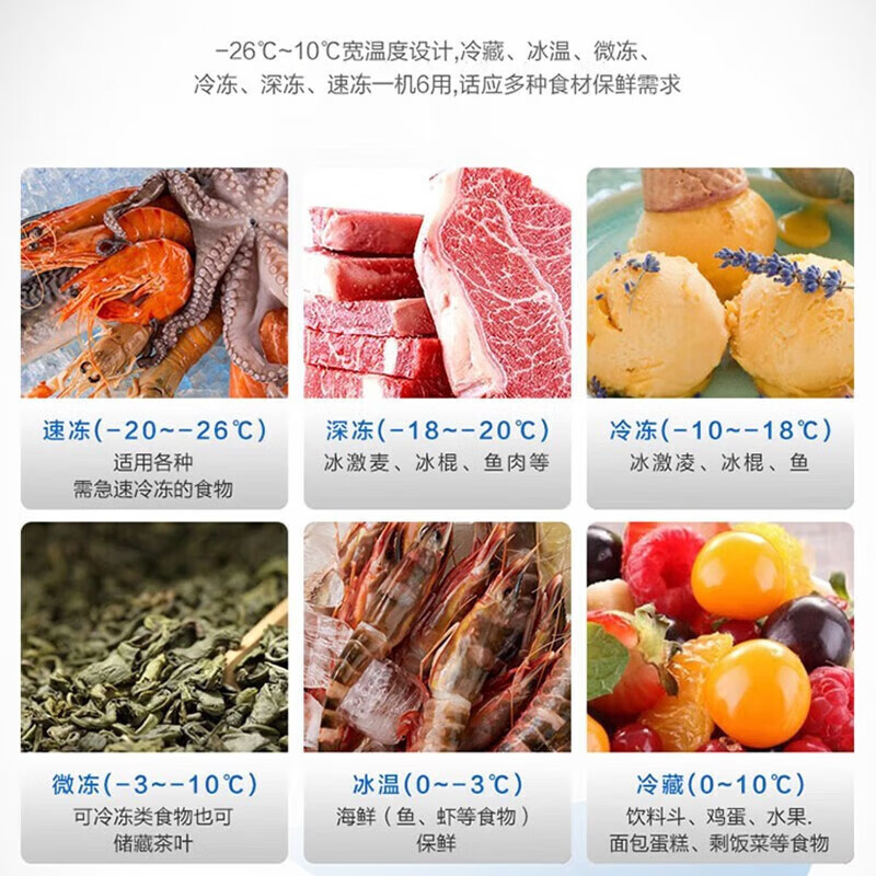 Haier freezer household large-capacity refrigeration and freezing dual-purpose one-click conversion to commercial full freezing defrost small freezer ultra-low temperature quick freezing 300/400/500 liters or more seven-level temperature control deep freezing quick freezing 429L