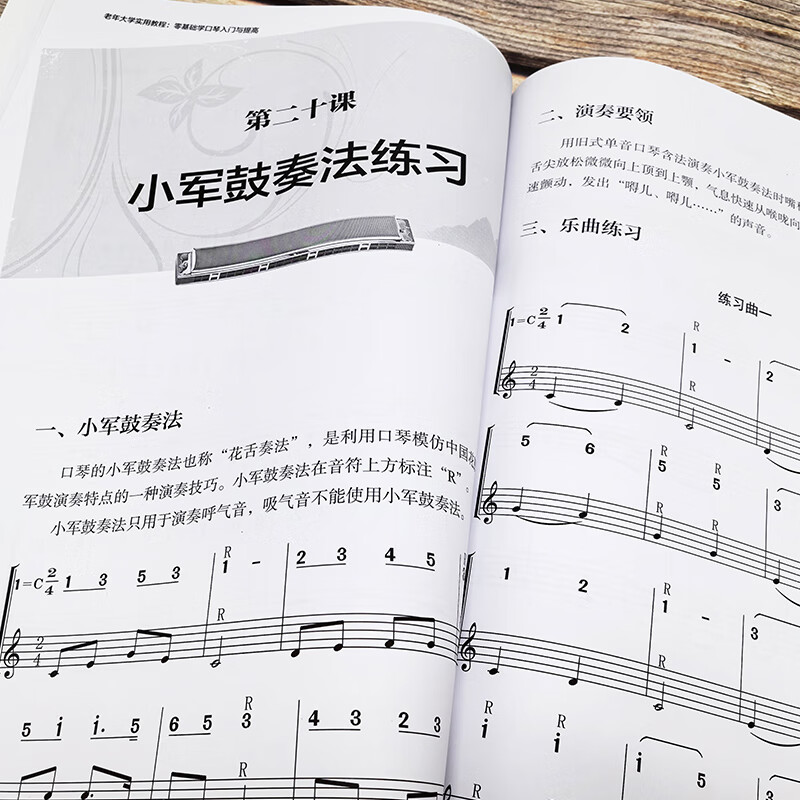 Introduction and improvement of learning harmonica from scratch