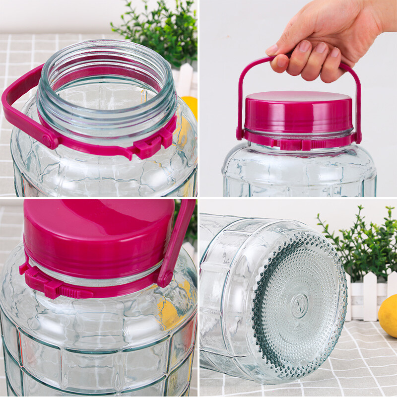 Baijie wine glass bottle, special wine container, 10 catties sealed jar, wine jar, pickle jar, pickle jar, wine bottle