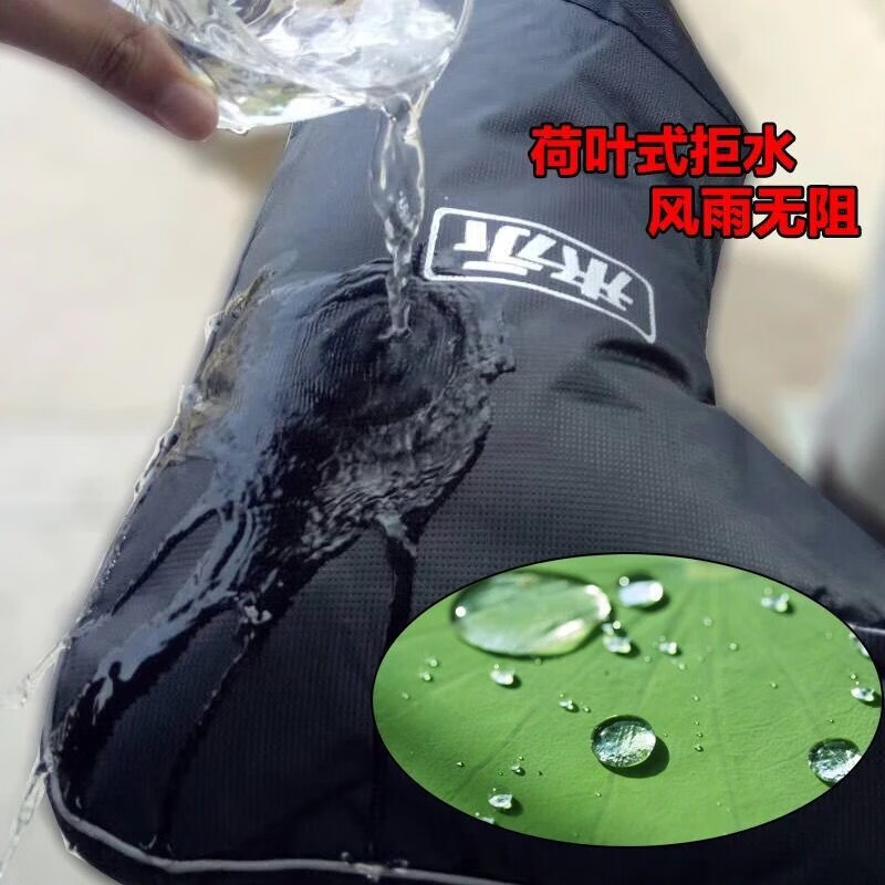 Laiyong Electric Motorcycle Handlebar Gloves Thickened Express Delivery Rider Rainproof Warm Waterproof Windproof Cycling Gloves Winter Black Large Mouth 2XL