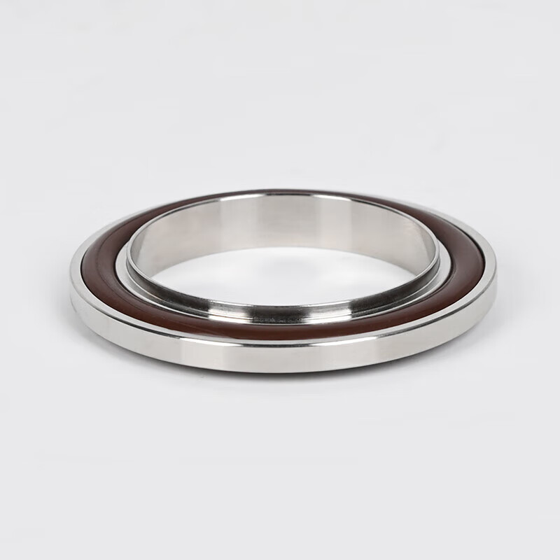 Lu Yueting vacuum KF center bracket + rubber ring + stainless steel outer bracket 304 stainless steel widened positive pressure sealing ring KF25 mesh bracket (0.4 hole * 0.3 side) with 4mm outer ring