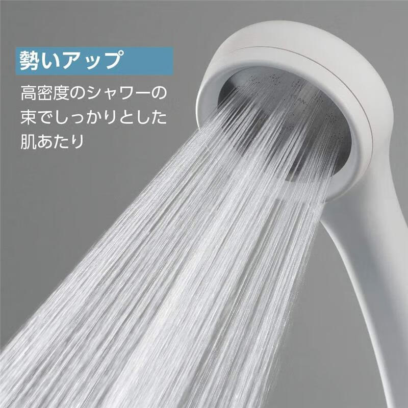 SANEI Japanese original Sanei Sanei fine water shower handheld pressurized water-saving shower head 50% water saving rate simple design PS310-80XA-BA2 simple style blue