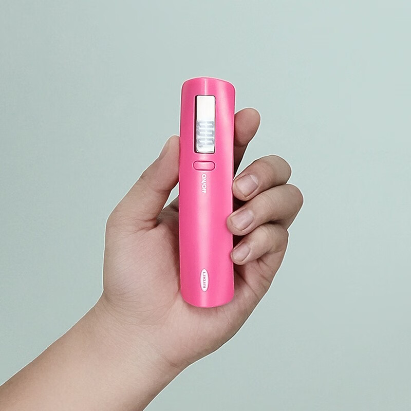 Likuai portable scale imported from Japan, luggage express scale, small hanging scale, hook scale, kitchen household electronic scale, pink