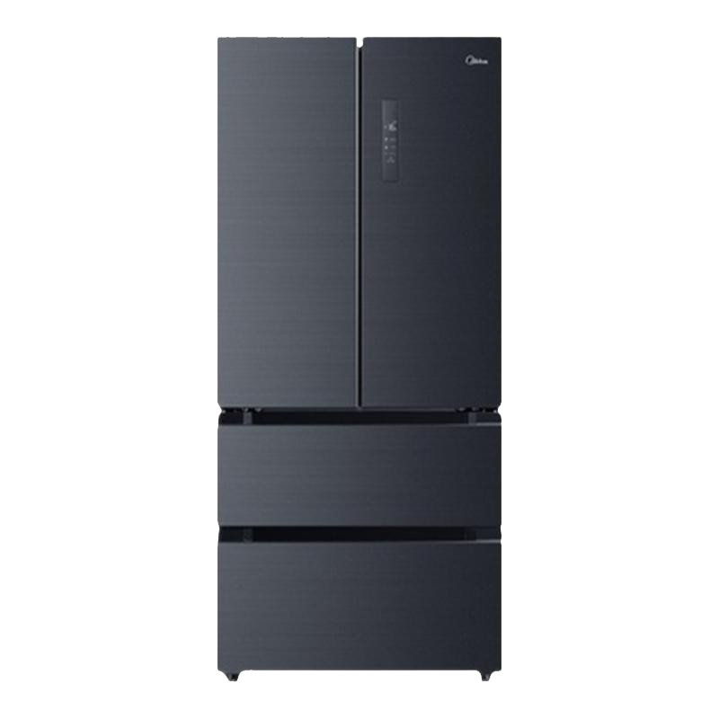 Midea energy-saving first-class frost-free refrigerator 508/506 liter French double door double door large capacity dual system BCD-508WTPZM (E) Morandi gray pst+ odor and sterilization