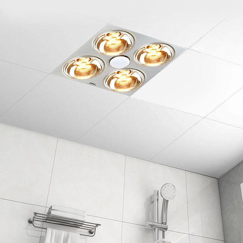 Op lighting lamp warm bath heater integrated ceiling series instant heating triple protection heating lamp lighting exhaust integrated F01