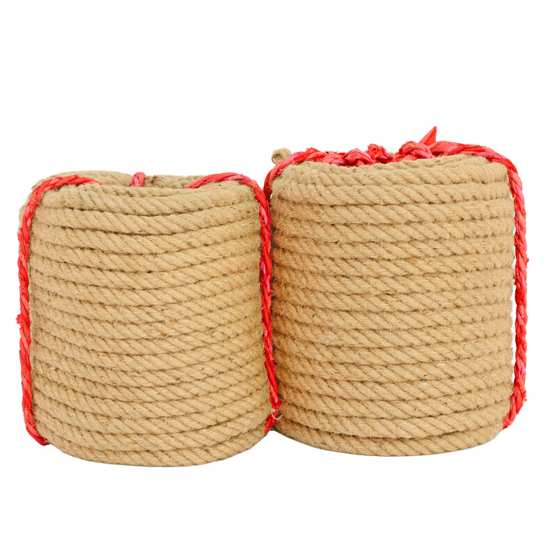 Hasdick HK-520 Beijing warehouse delivery jute rope hand-woven binding rope packaging rope diameter 10 mm 50 meters