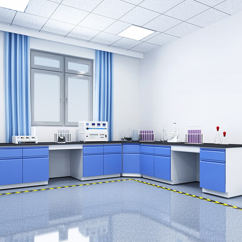 Corini laboratory workbench, all-steel experimental side table, 1000*750*800mm solid psychological board experimental table, acid-alkali-resistant, high-temperature operating table, supports customization and can be customized