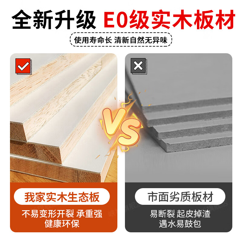 Xiashan Solid Wood Wardrobe Solid Wood Cabinet Bedroom Home Rental Large Wardrobe Pure Solid Wood Wardrobe Simple Walnut D Upgraded 60 Deep 180*60*200cm Single Cabinet Includes Installation