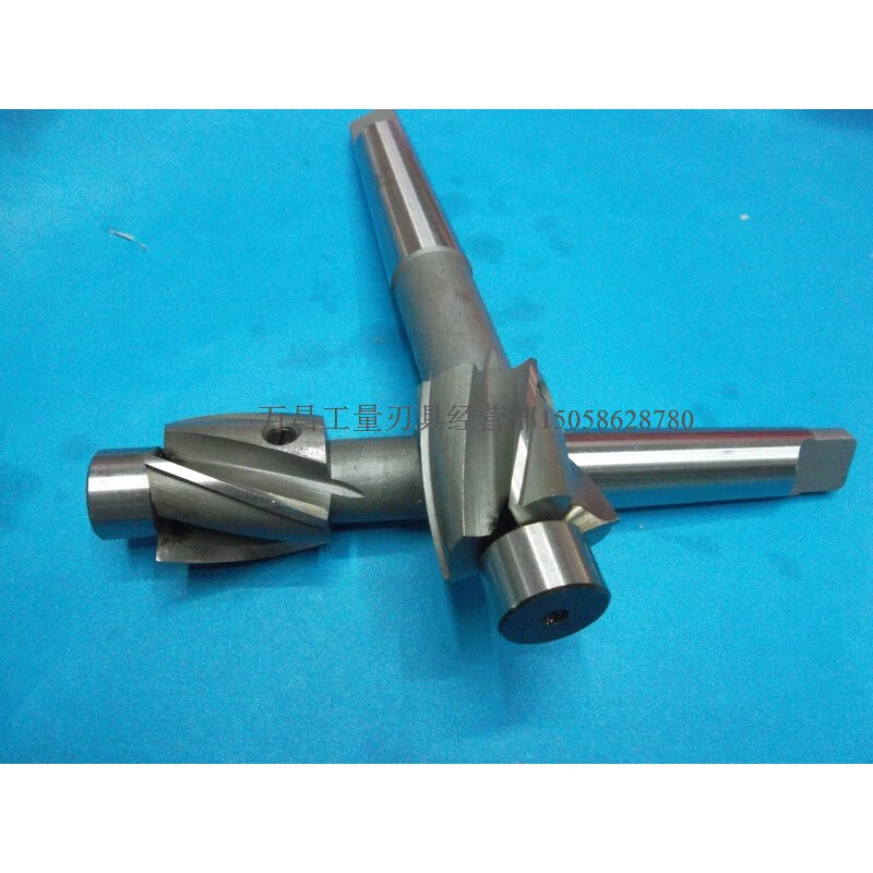 Flat bottom countersink/countersink drill/countersunk head milling cutter with replaceable guide post, taper shank 15 16 18 20 22 24 26 2 16*9