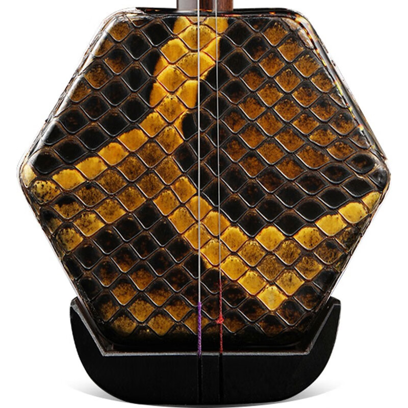 Zhulinfeng Black Sandalwood Erhu Grade Examination Performance Handmade Instrument Adult Beginner Stage Performance Ethnic Stringed Instrument Black Sandalwood Plain Model Piano Case + Accessories