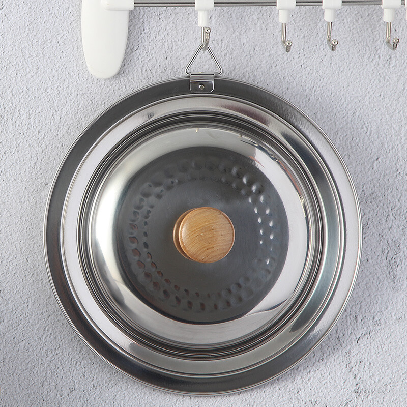 YOSHIKAWA Japan original imported Yoshikawa snow pan lid milk pot soup pot stainless steel lid 16-22cm dual use YH9499 snow pan dual use lid 20-22cm