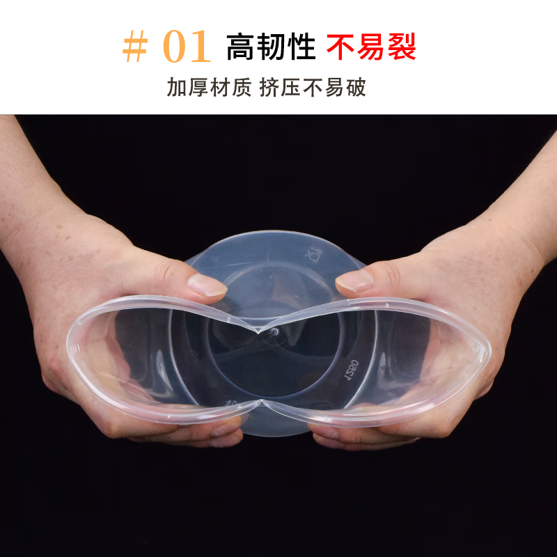 Green orange disposable fast food box thickened round 50 pieces 500ml take-out packaging box with lid transparent plastic soup bowl sealed lunch box can be customized