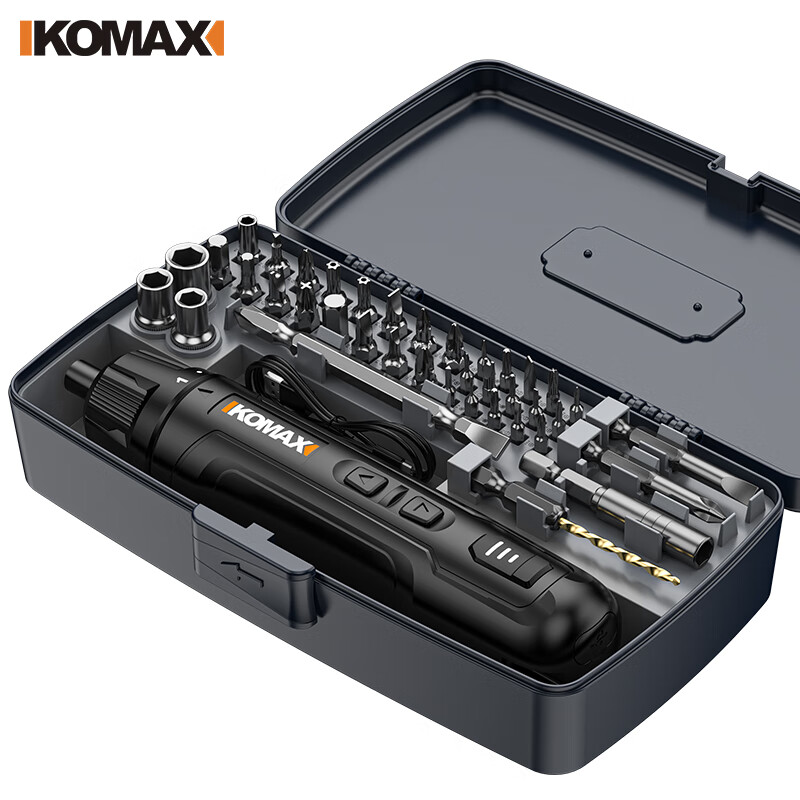 Komax electric screwdriver household small rechargeable electric screwdriver electric drill driver tool set mini automatic screwdriver