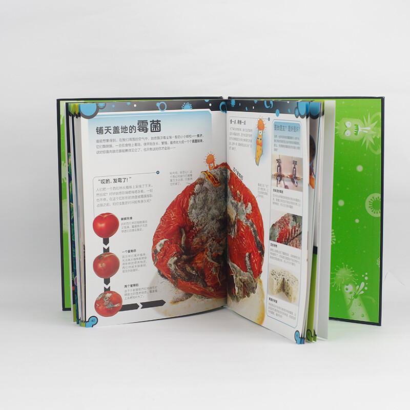 DK Encyclopedia of Microorganisms, an encyclopedia of bacteria and viruses for children, telling children how to prevent influenza, 2020 graded reading product for primary school students