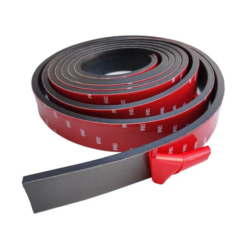 Yili Weizhen self-adhesive rubber strip flat strip solid rubber sealing strip glass shock-absorbing buffer strip anti-slip rubber gasket waterproof wear-resistant and pressure-resistant Thickness 5mm * width 10mm Price per meter