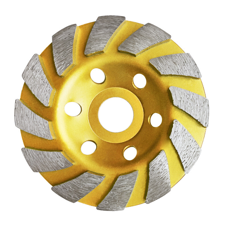 Zhongmi diamond grinding disc cement grinding disc floor angle grinder bowl grinder wall planer concrete wall cement grinding disc 100mm ultra-thick large lump 16 inner holes