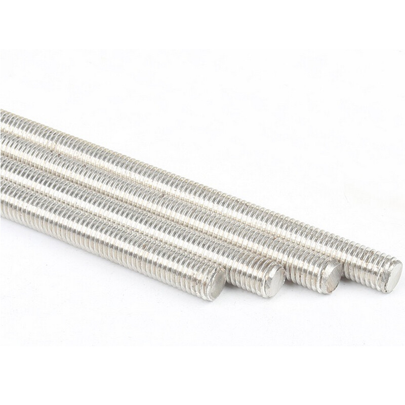 Hasdick Beijing Warehouse Delivery HK-203 304 Stainless Steel Thread Screw Threaded Full Thread Screw DIN976 Thread (M10 1 Meter)/Rod
