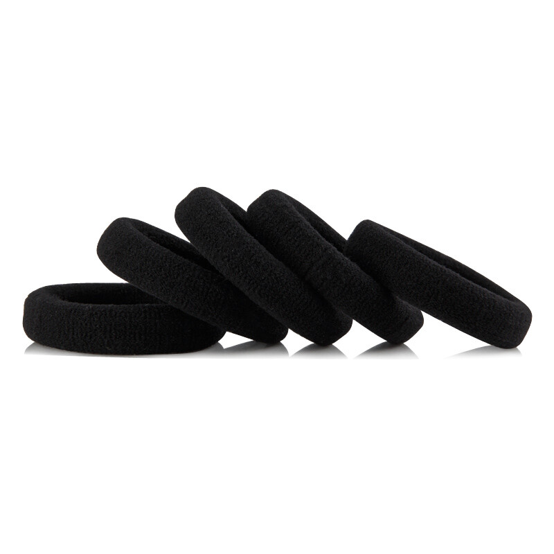 UPLUS Seamless Hair Tie Hair Tie Black 30 High Elastic Rubber Bands for Hair Tie Hair Tie Rubber Bands