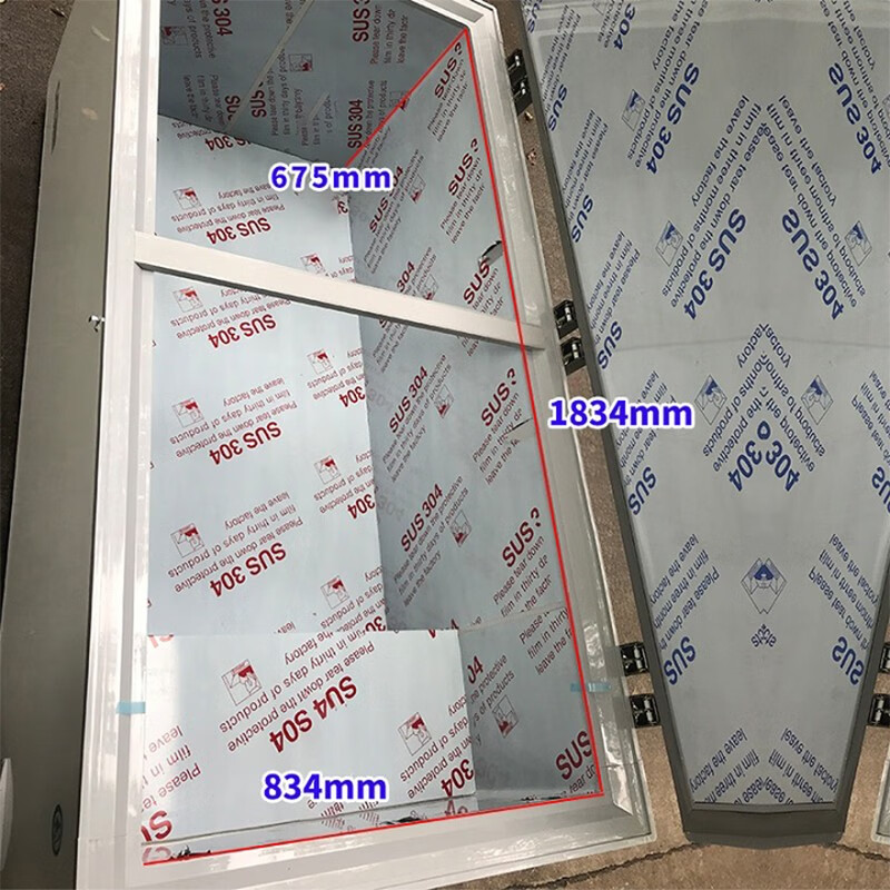 Jiesheng (JS) -50 degrees to 65 degrees ultra-low temperature freezer 1000 liters horizontal large capacity commercial freezer sashimi sea fishing tuna seafood deep freezer minus 65 degrees horizontal machine warranty for three years 1000 liters