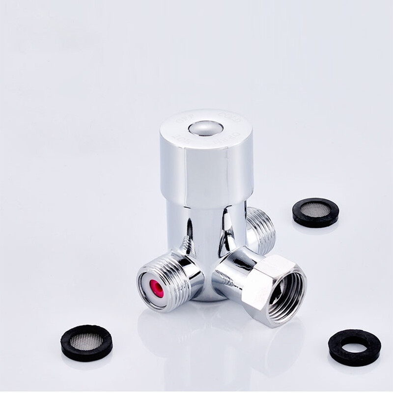 Guyuan copper sensor faucet hospital laboratory fully automatic intelligent faucet battery plug-in single cold water hot and cold water 6171AB short hot and cold water