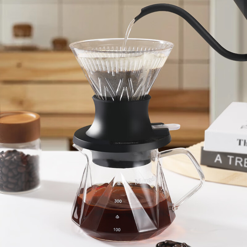 Mongdio hand-brewed coffee smart filter cup v60 drip-type home coffee pot filter filter funnel extraction V01