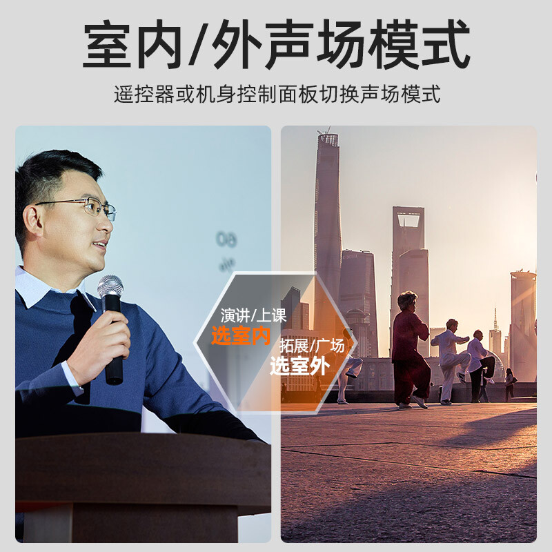 SANSUI outdoor karaoke special pull rod audio square dance smart speaker professional equipment mobile portable Bluetooth player SS6-12 electric acoustic guitar folk instrument speaker