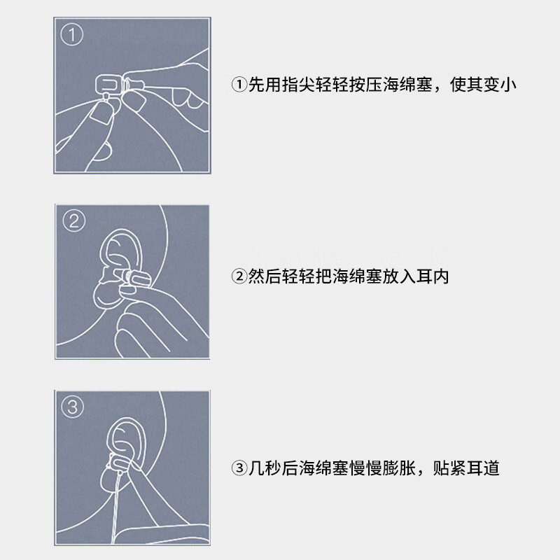 Masentek earphone ear caps and earplug covers, suitable for Apple Airpods Pro 1/2 first and second generation Bluetooth accessories 3 and third generation, soft memory foam, in-ear replacement, medium size