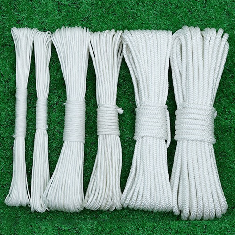 Bingyu nylon rope 8mm100m truck binding rope clothes drying braided rope salvage rope BYyn-469
