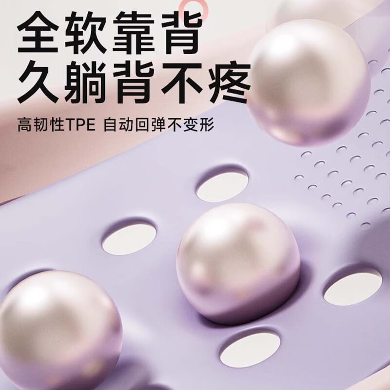 Miling children's shampoo recliner baby baby shampoo bed household folding baby girl child lying flat shampoo artifact A blue ordinary (no shampoo tank) PU soft headrest