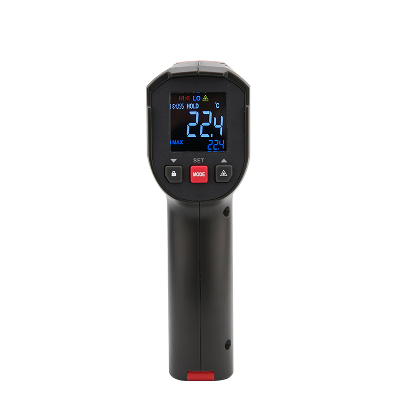 UNI-T infrared thermometer handheld industrial infrared thermometer gun high-precision high temperature electronic thermometer non-contact UT306C (-50 C~500 C)