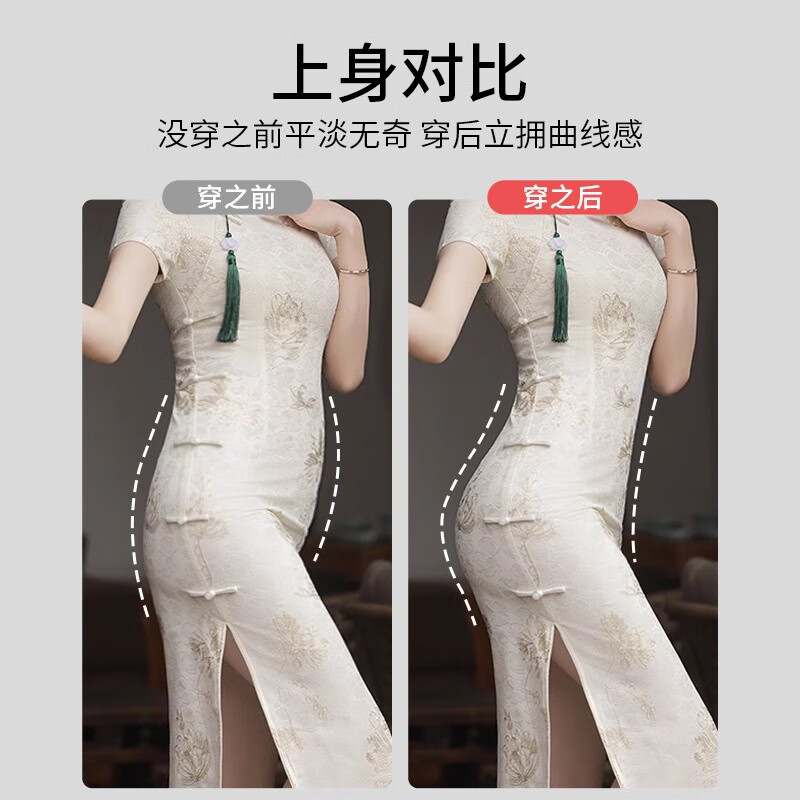 Xue Qianman's tummy-controlling body-shaping garment, one-piece corset, hip-lifting pants, tummy-controlling pants, breast-supporting breast-reducing breast-shaping thin body-shaping bodysuit XL