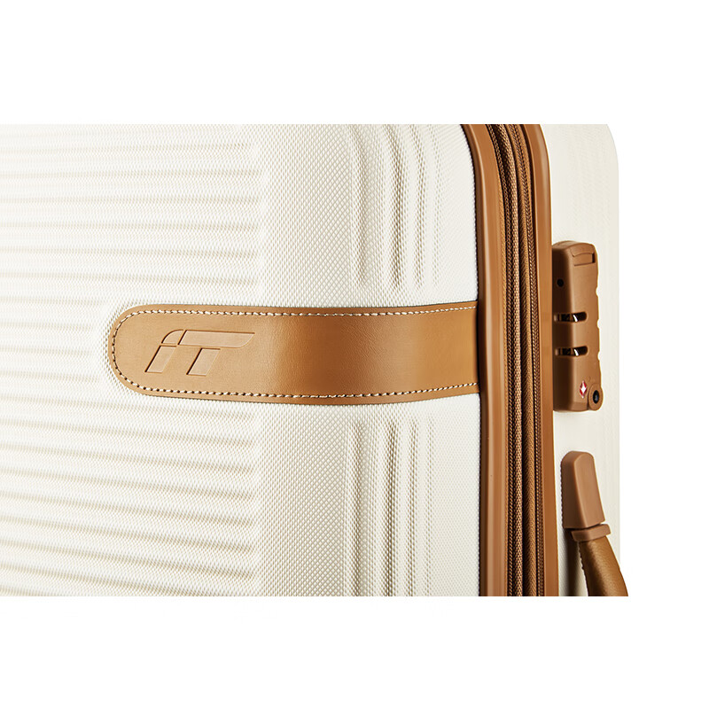 INTERNATIONAL TRAVELLER British IT Trolley Case Universal Wheel Suitcase Anti-scratch Suitcase 24-inch Ultra-Light Check Case 1762 Brown