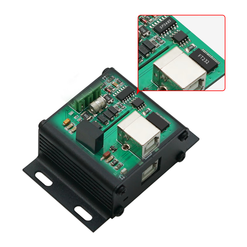 Throwing stones USB to RS485 serial port module Original FT232 SP3485 chip industrial grade power isolation digital isolation 485 to USB two-way conversion