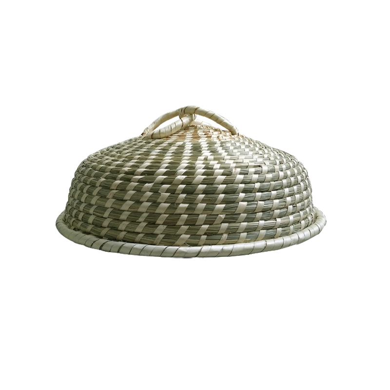 Fanyu handmade straw pot lid steamer steamer steamer steamer lid wok iron aluminum pot lid 24cm pot mouth inner diameter