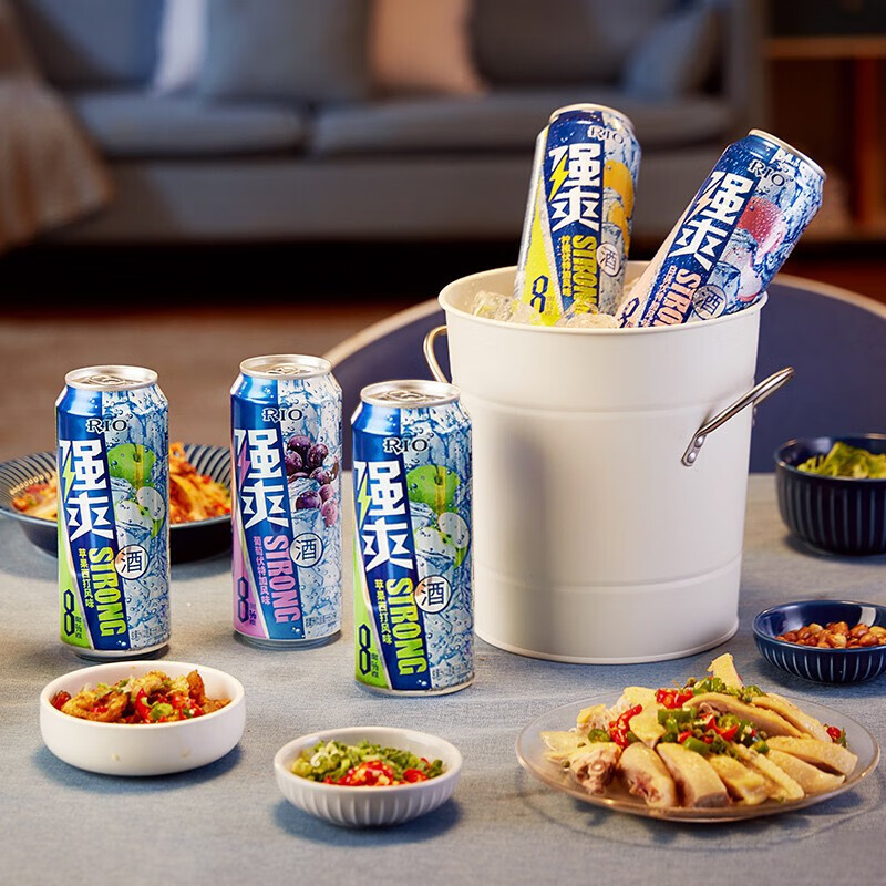 RIO pre-mixed drinks, cocktails, wines, fruit wines, strong 8 degrees refreshing 5 degrees tipsy 3 degrees 330ml*24 cans