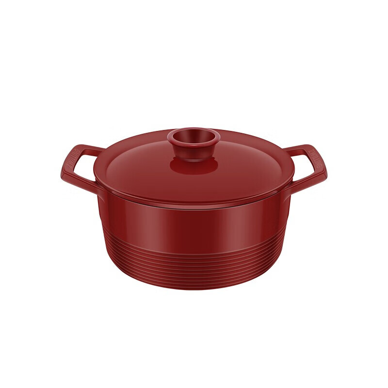 ZWILLING soup pot enamel pot dragon cast iron pot stew pot soup pot stewing stew home restaurant kitchen antique red 22cm