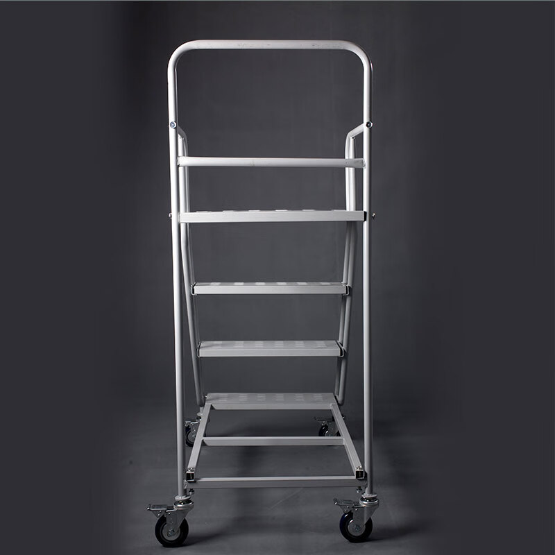Bingyu BYaf-47 Aerial Vehicle Aerial Ladder Warehouse Supermarket Mobile Platform Ladder Pickup Ladder 1 meter four-step ladder can be customized
