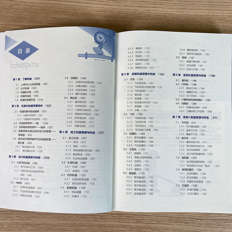 Illustration of mechanical principles and structure. How does the machine work?