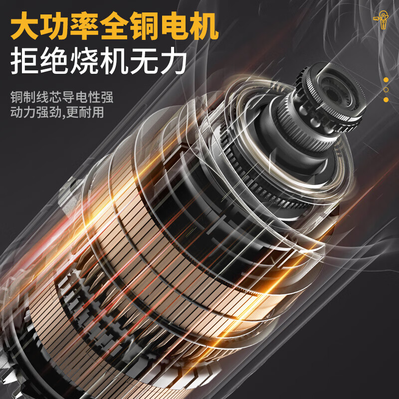 SATA angle grinder multi-function cutting machine household high-power hand grinder polishing machine polishing machine (industrial model/1100W) SC51312 basic package