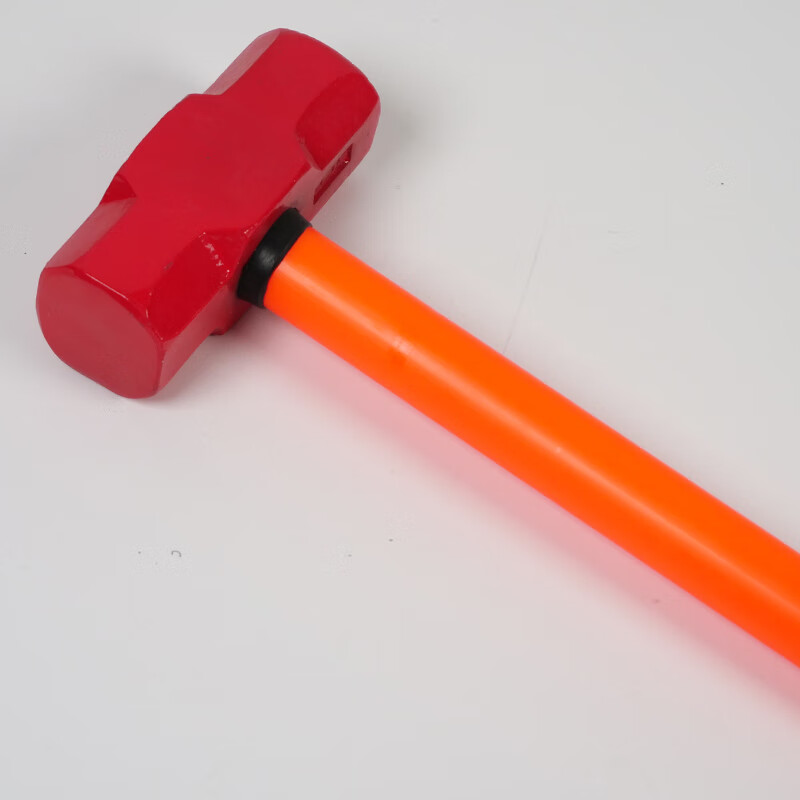 Hasdick long-handled large hammer octagonal hammer decoration hammer chisel wall hammer iron hammer with handle octagonal hammer 8 pounds