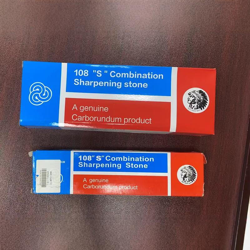 New red head Brazilian black double-sided thick and fine stone knife sharpener for sharpening and whetstone correction without hurting the knife Double-sided human head whetstone large