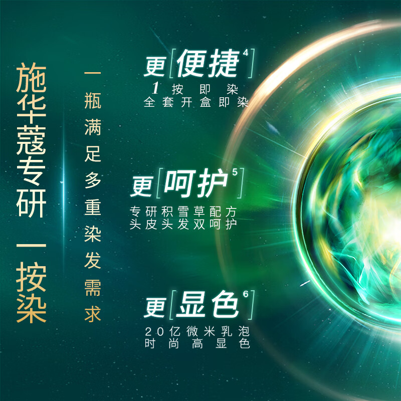 Schwarzkopf Yiran One-touch Bubble Hair Dye 5.65 Mist Tea Brown Hair Dye Easily Covers White Hair Multiple Times Hot Products