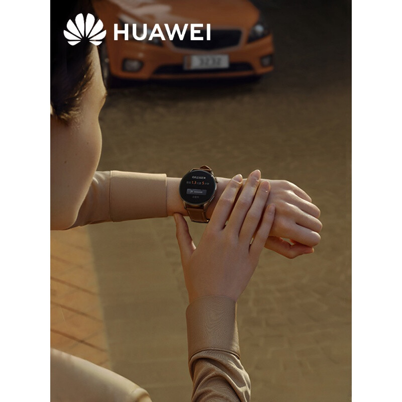 Huawei (HUAWEI) Dynamic Little Golden Dragon Huawei Watch Original watch3pro Hongmeng Smart Sports Bluetooth Phone watch3 Virtual Card Call Business Valentine's Day Birthday Gift Watch3 Vitality Model-Black + Customized Flame Dancer Ceramic Strap