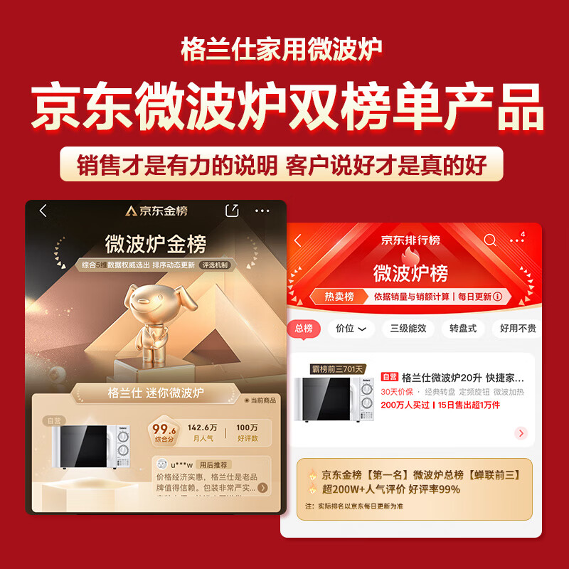 Galanz microwave oven household small 360 turntable quick heating knob control 20L household capacity easy-to-clean inner tank convenient operation microwave oven P70D20TL-D4 (W3)