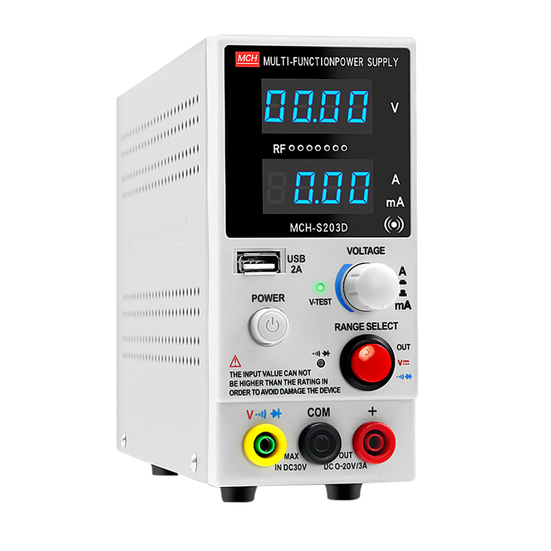 Meichuang Instruments MCH-S203D laptop mobile phone repair power supply 20V3A DC regulated power supply voltage regulation high-precision display