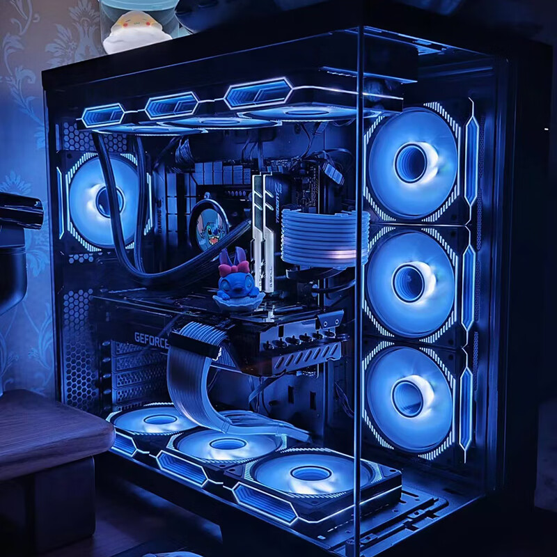 Sea view room 32G Intel i9 liter fourteen-core second-hand desktop RTX3060.12G full blood chicken black myth live modeling rendering computer game console host + 27-inch monitor Eleven i9 level twelve core + 32G + 1TB + RTX2070 99% new