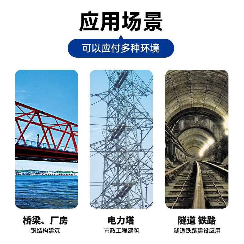 Zinc Yidai steel structure anti-rust and anti-corrosion coating zinc layer thickening renovation replacement hot-dip galvanized zinc-rich paint galvanized paint oil-based galvanized topcoat (two-component)