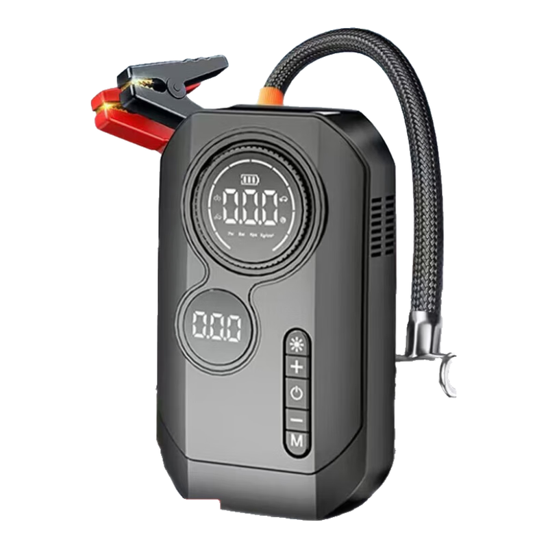 HELLOLEIBOO 3C certified car emergency starting power supply air pump all-in-one machine outdoor 12v car battery emergency power bank fire starter