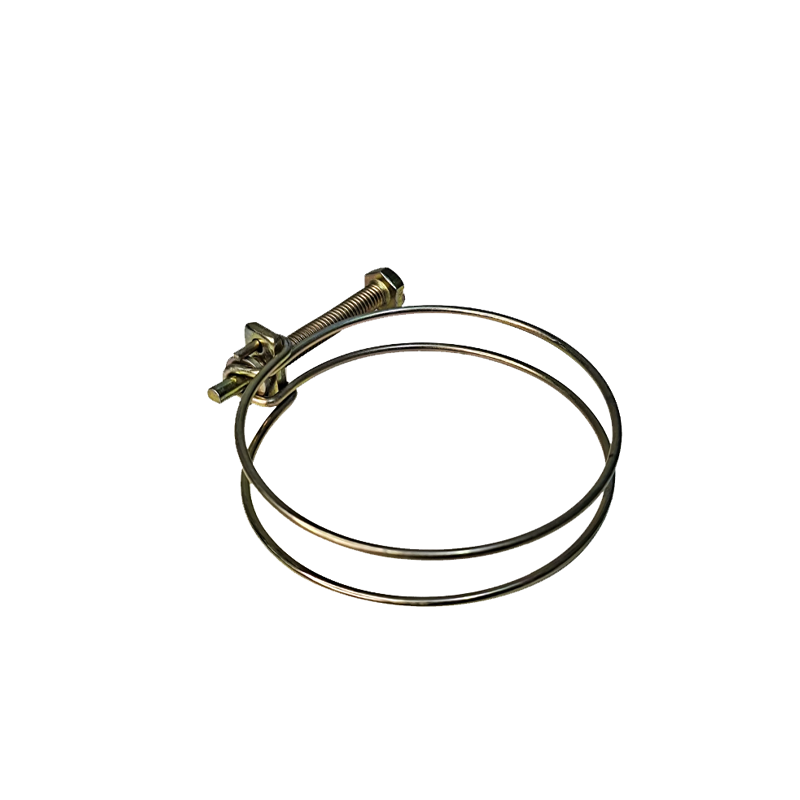 Special hose hoop for reel hose, double wire hose clamp, clamp, water pipe, water belt, ventilation pipe clamp, rubber pipe, gas pipe, steel wire fire hose clamp, 10 pieces, DN65 double wire hose clamp